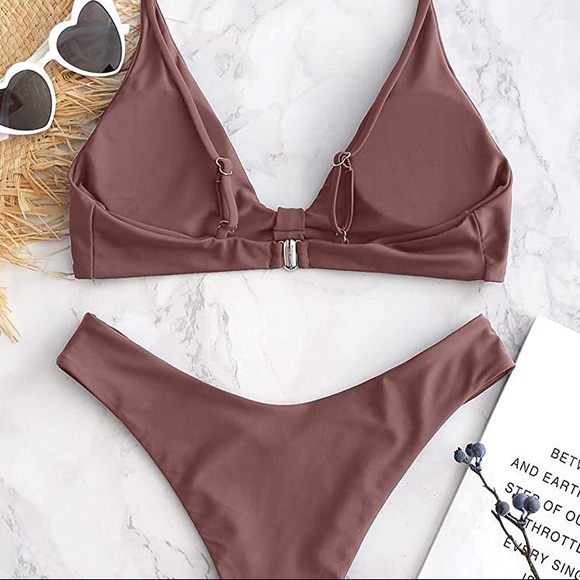 NWT Zaful Tie Knot Front Bikini - Picture 7 of 8